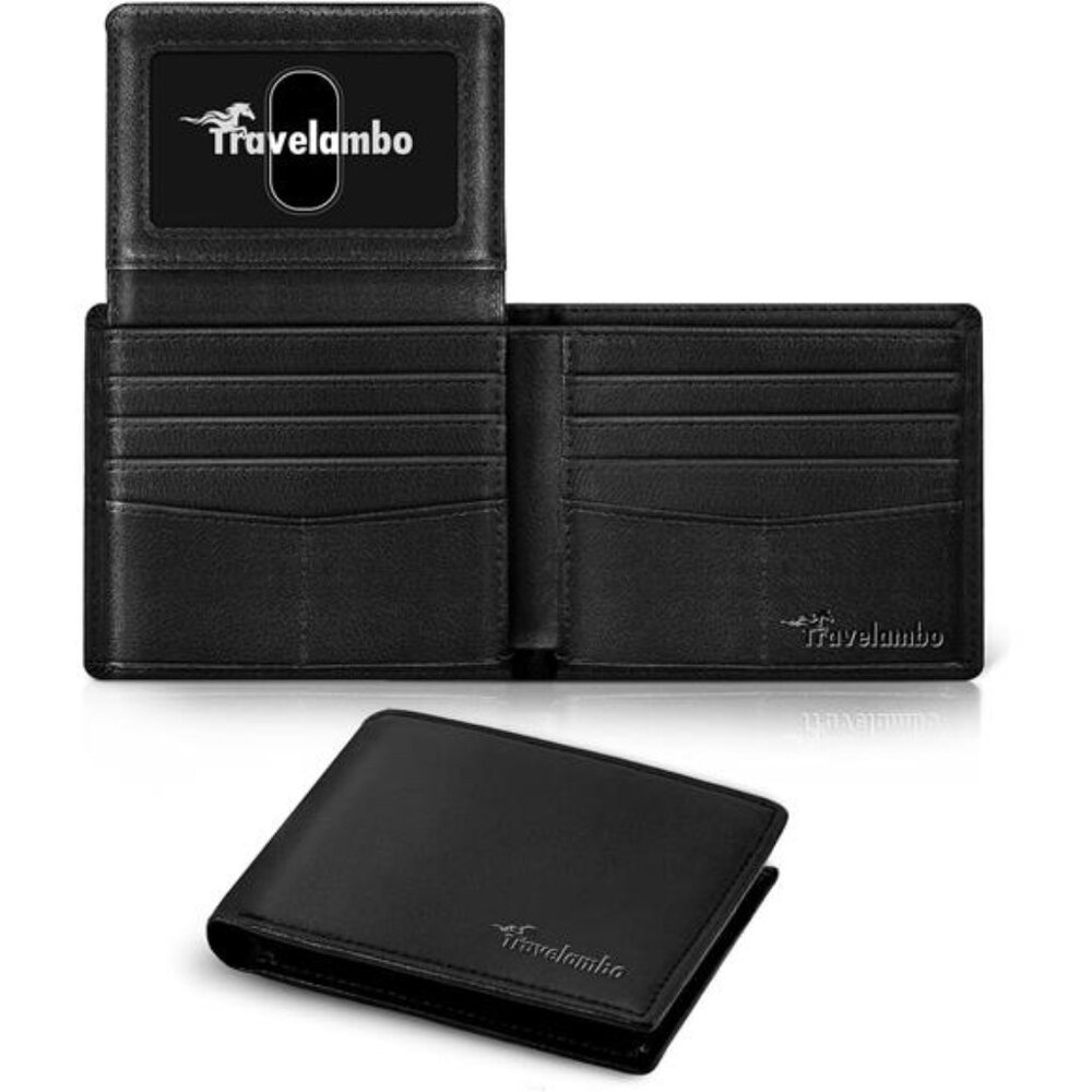Wallet for Men,Classic Mens Wallet Slim Bifold Wallet, RFID Blocking Wallet